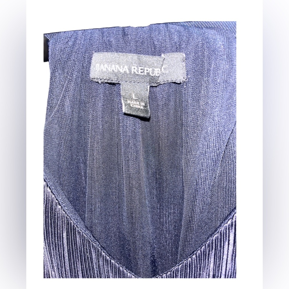 Banana Republic blue tank top blouse